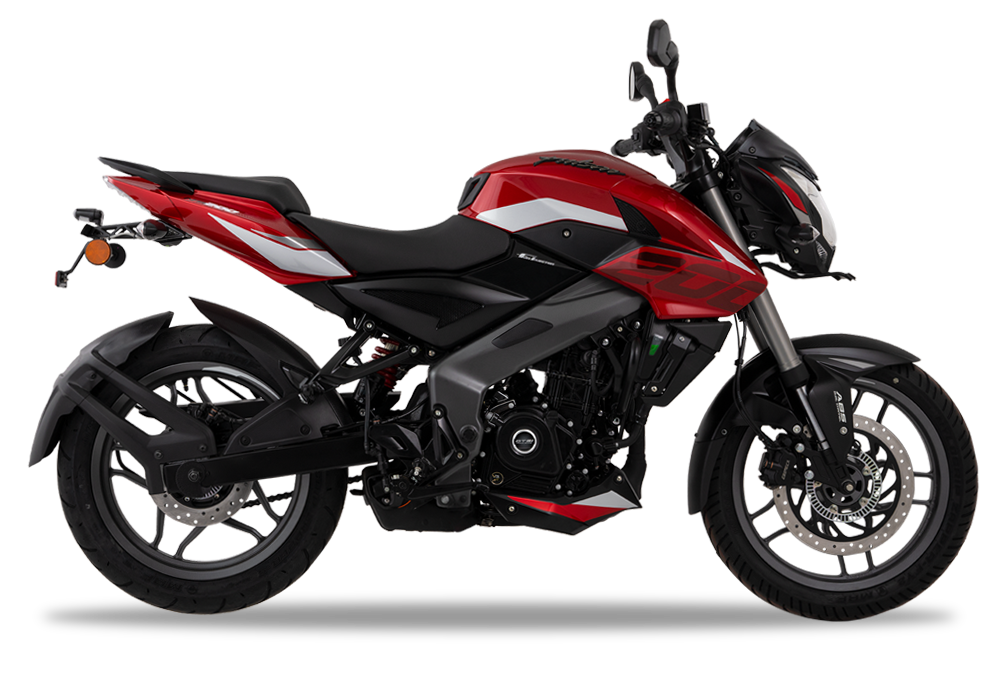 Pulsar NS200 Rojo Vino – Blanco